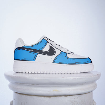 Cartoon Sneaker Blue